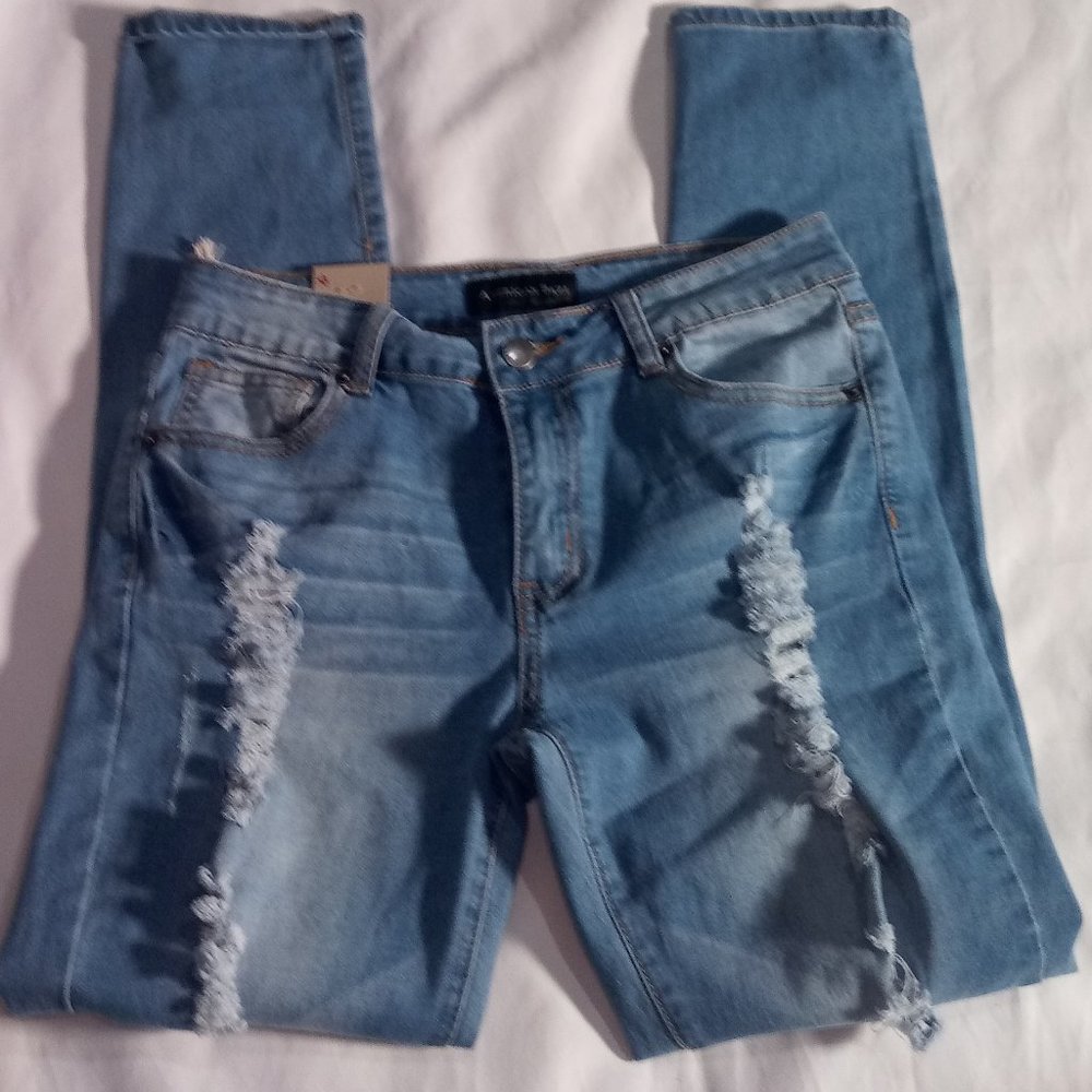 AMERICAN BAZI LOW RISE SKINNY JEANS - Picture 4 of 10